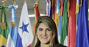 Elvia Bustavinon presidenta de la Red de Mujeres de Autoridades Maritimas de Latinoamrica