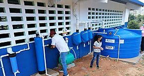 Sistema de captacin y aprovechamiento de agua lluvia son instalados en corregimientos colmenas de Cocl