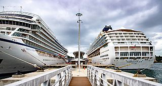 402 mil 857 turistas llegaron en cruceros