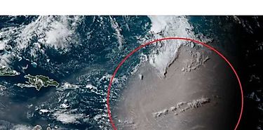 Comenz la temporada del polvo del Sahara en el Caribe