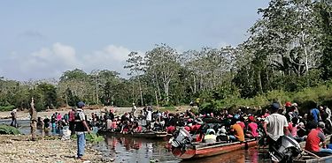 Ms de 135 mil migrantes han pasado por frontera colombopanamea