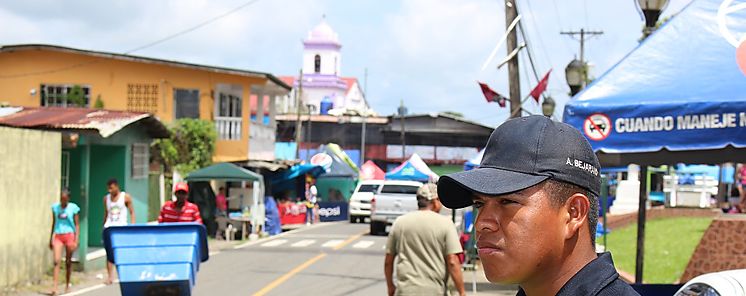 Operativo de seguridad en Portobelo