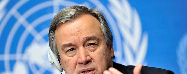 Guterres estamos perdiendo la carrera en contra del cambio climtico