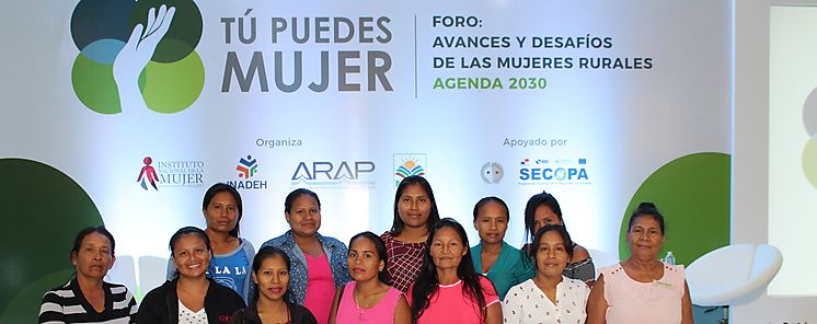 Panam impulsa agenda a favor de las mujeres rurales