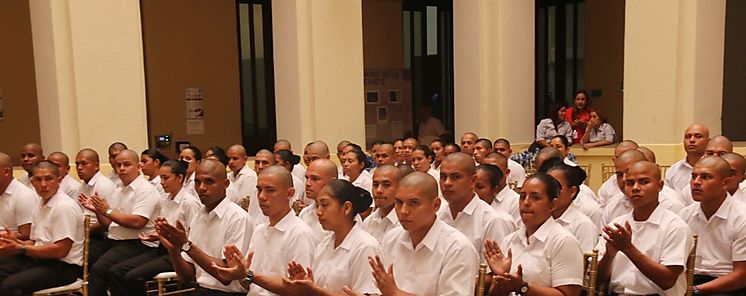 Nuevos aspirantes a agentes penitenciarios inician formacin acadmica 