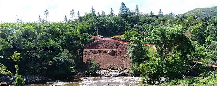 Inicia construccin del puente vehicular de Llano opo en la comarca Ngbe Bugl