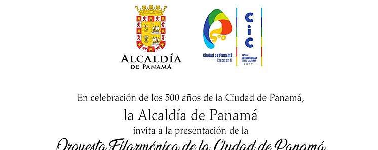 Alcalda invita a concierto de la Orquesta Filarmnica