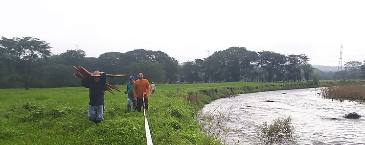 Reforestan toma de agua de ro San Flix