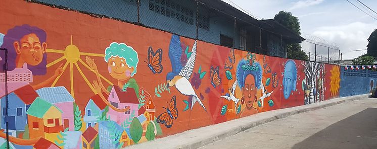 Arte en San Miguelito con Canvas Urbano y Glidden