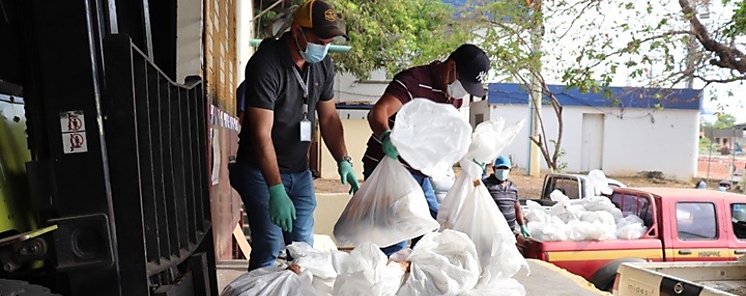 Gobierno Nacional distribuye 13000 bolsas de comida en Herrera