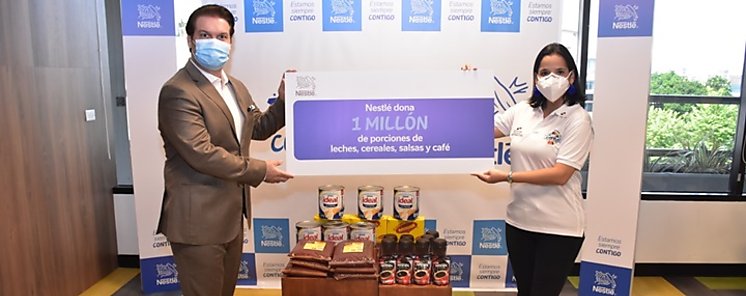 Nestl dona un milln de porciones de alimentos al MIDES 