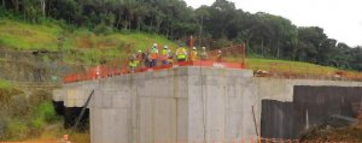 Construccin de la planta potabilizadora de Gamboa tiene 44 de avance