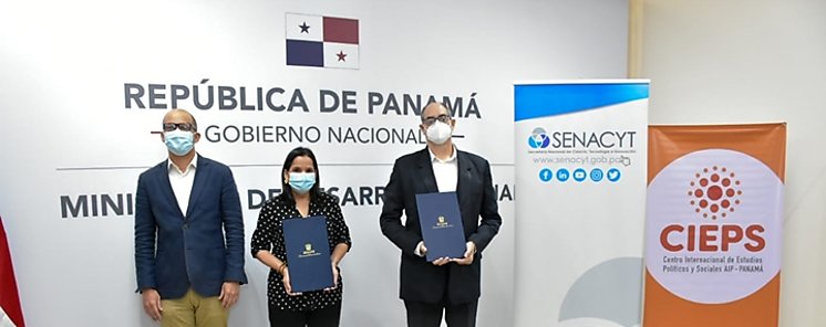 MIDES SENACYT y CIEPS AIP Panam firman Convenio de Cooperacin Pioneras de la Ciencia en las Mujeres Panameas