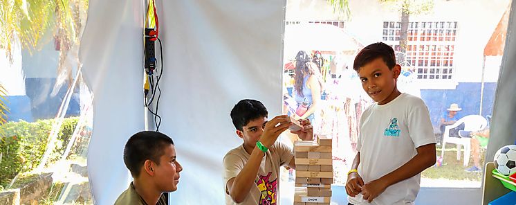 MIDES inauguro en Calobre la primera ludoteca viajera para la primera infancia