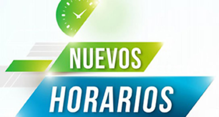 nuevos  horarios