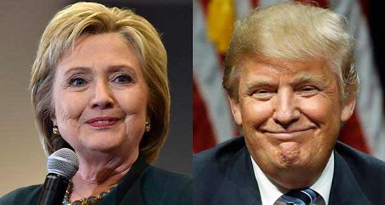 Trump y Clinton