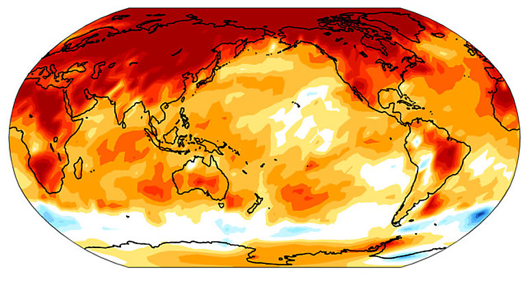 Temperatura del agua en el mundo