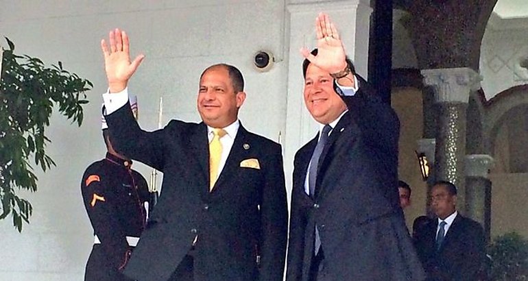 Juan Carlos Varela y Luis Guillermo Sols