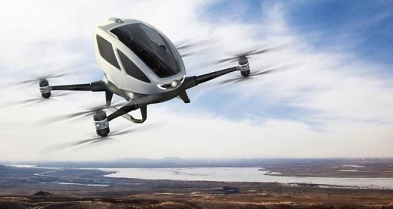 Drone pasajeros Coche Volador