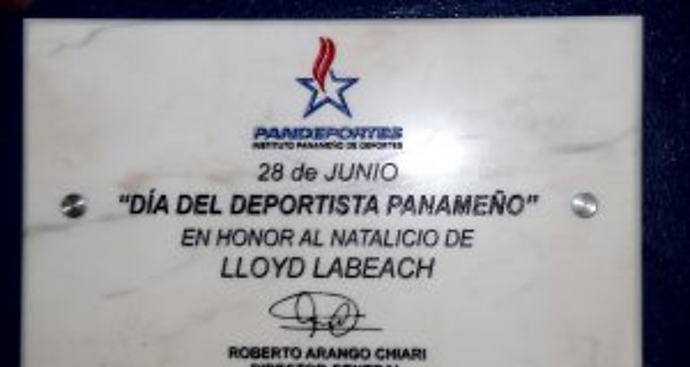 Placa Deportista Panameo