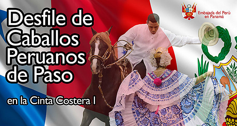 desfile d e caballos  peruanos