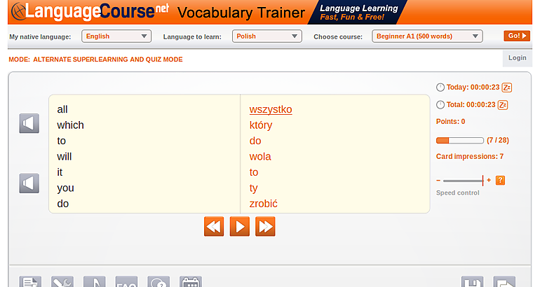 Vocabulary Trainer