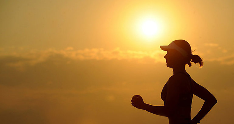 Mujer corriendo