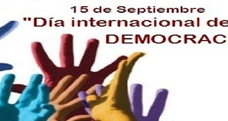 di a internacional de la  democracia