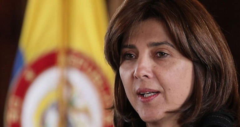 La canciller de Colombia Mara ngela Holgun