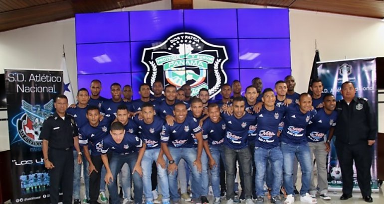 El equipo Sociedad Deportiva Atltico Nacional de la Polica Nacional 