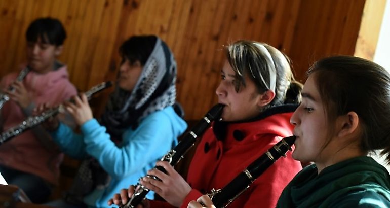 Orquesta femenina afgana 