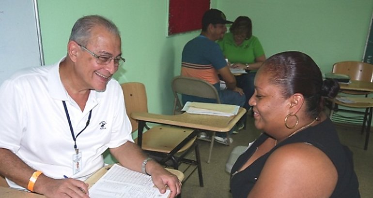 Primer censo de salud en Alcalde Daz