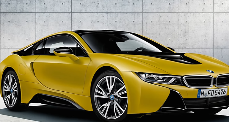 BMW i8 Frozen Yellow Edition 