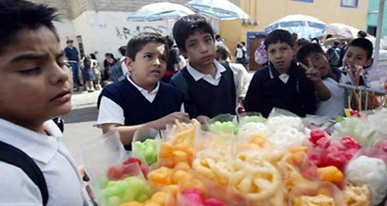 comida en las escuelas