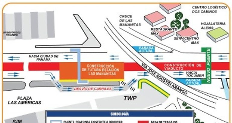 Infografa puente peatonal