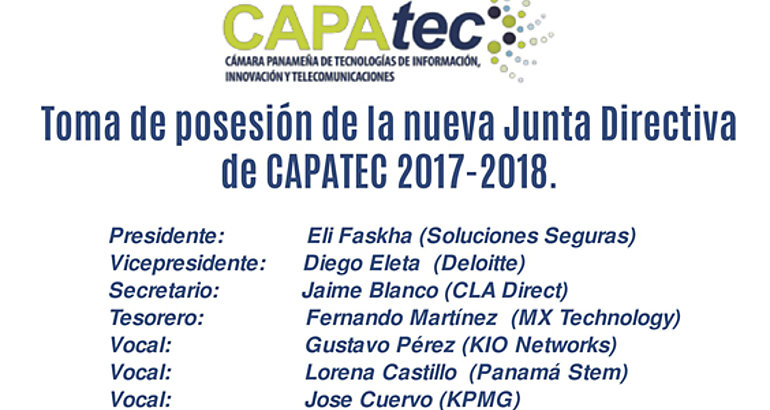 Informacin Capatec Nueva Junta directiva 20172018