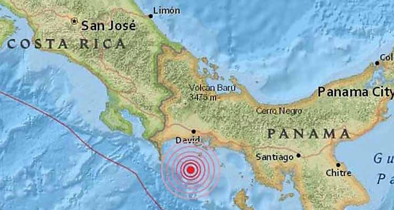 Abundantes rplicas tras terremoto en frontera ticopanamea