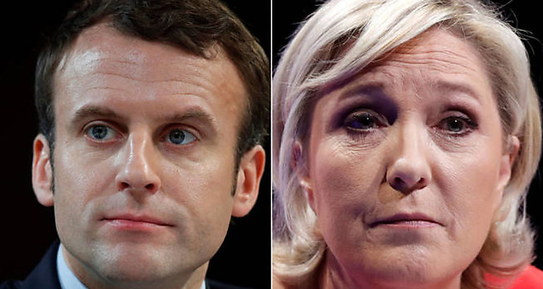  Macron y Le Pen