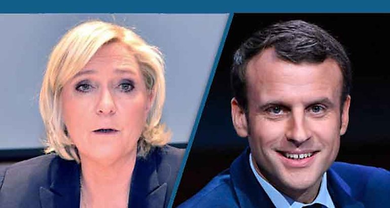 Emmanuel Macron y Marine Le Pen