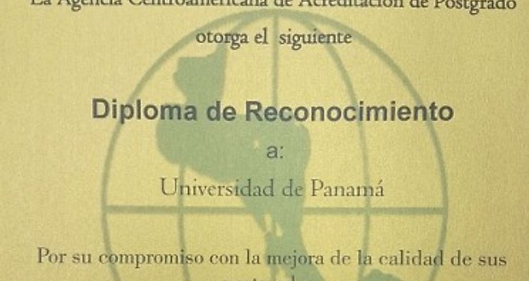 Diploma de Reconocimiento a UP