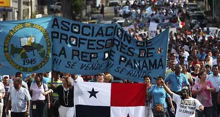 Marcha de profesores