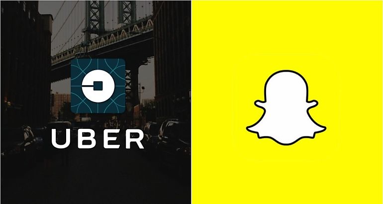 Uber y Snapchat 