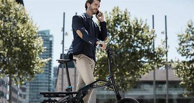 La bicicleta elctrica plegable de Peugeot