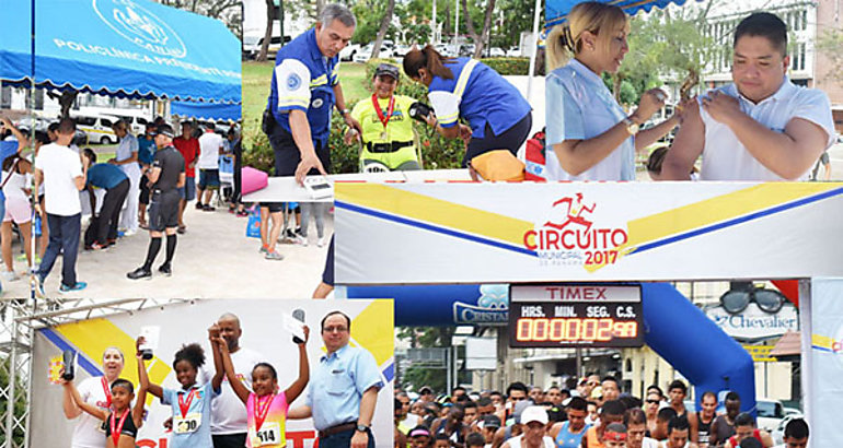 Panam participo en el circuito municipal de 5 y 15k