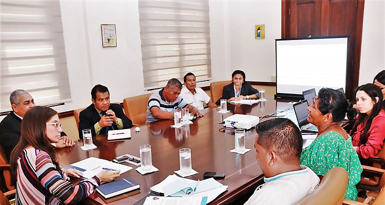 Ministra Mara Luisa Romero se rene con dirigencia de Naso Tjerdi