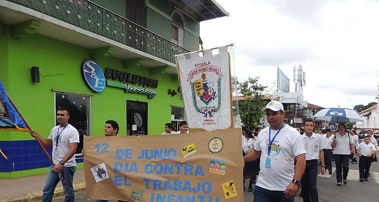 Interior del pas dice no al trabajo infantil