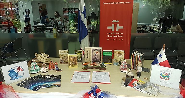 Escritores panameos en Instituto Cervantes en Filipinas  libros