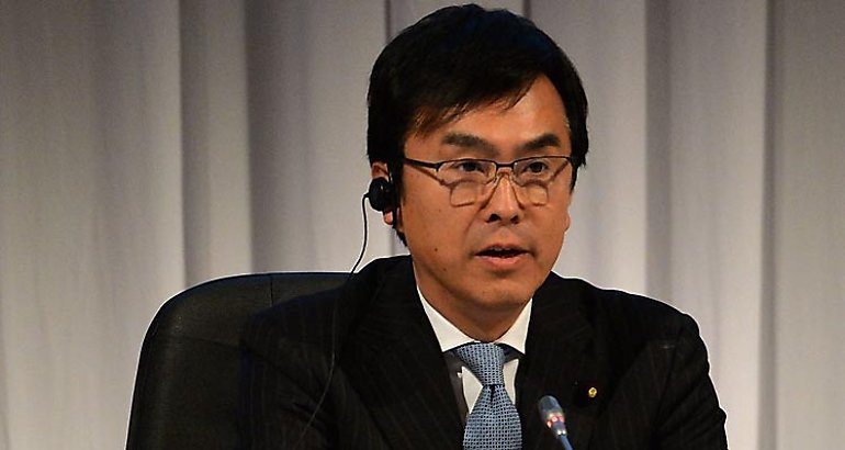 El ministro nipn de Economa y Poltica Fiscal Nobuteru Ishihara