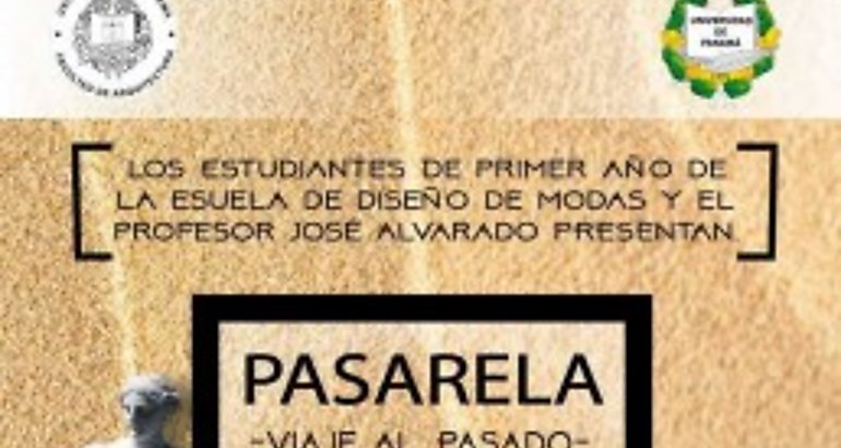 Cartel Da de la pasarela