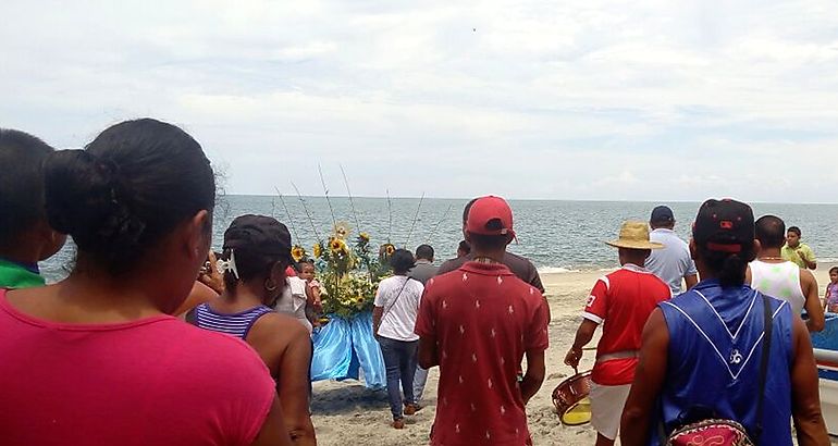 Celebran el da del Pescador playa La Pacora en Antn 